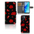 PPO A57 | A57s | A77 4G Leuk Hoesje Valentine boekcase design rozen hartjes aanzicht
