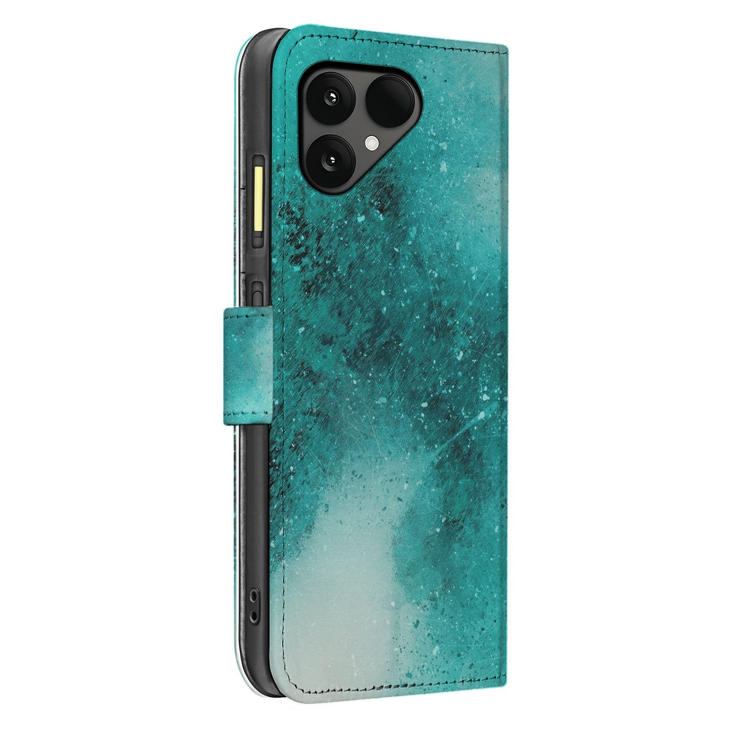 Fairphone 6 Painting Blue Bookcase Hoesje zijaanzicht