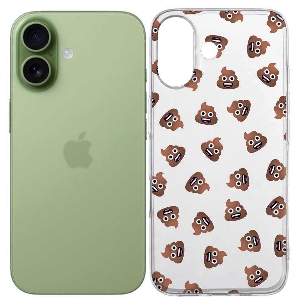 TPU Hoesje Apple iPhone 17 Poep Emojis