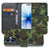 Portemonnee Hoesje iPhone 17 Army Dark Pasjes Magnetische Sluiting Book Case Army Dark Camouflage aanzicht