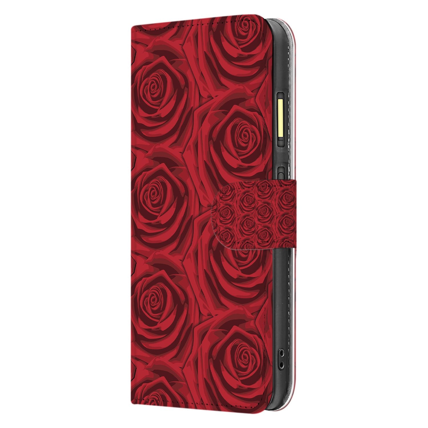 Red Roses Fairphone 6 Book Case portemonnee hoesje rozenprint