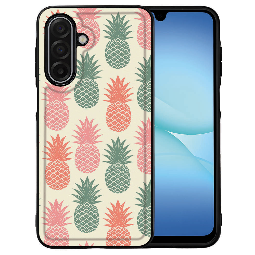 Samsung Galaxy A17 Backcover Hoesje Ananas design zijaanzicht