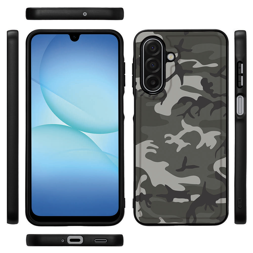 Samsung Galaxy A17 Beschermhoes Army Light camouflage design aanzicht