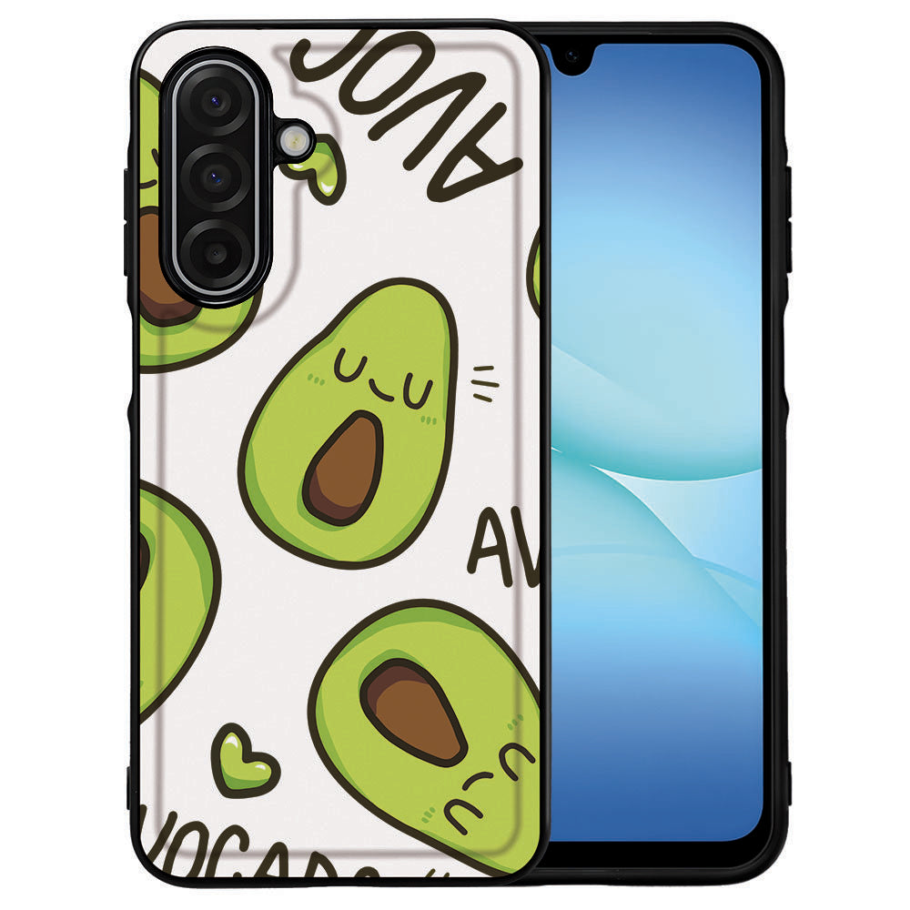 Samsung Galaxy A17 Beschermhoes Avocado Singing aanzicht
