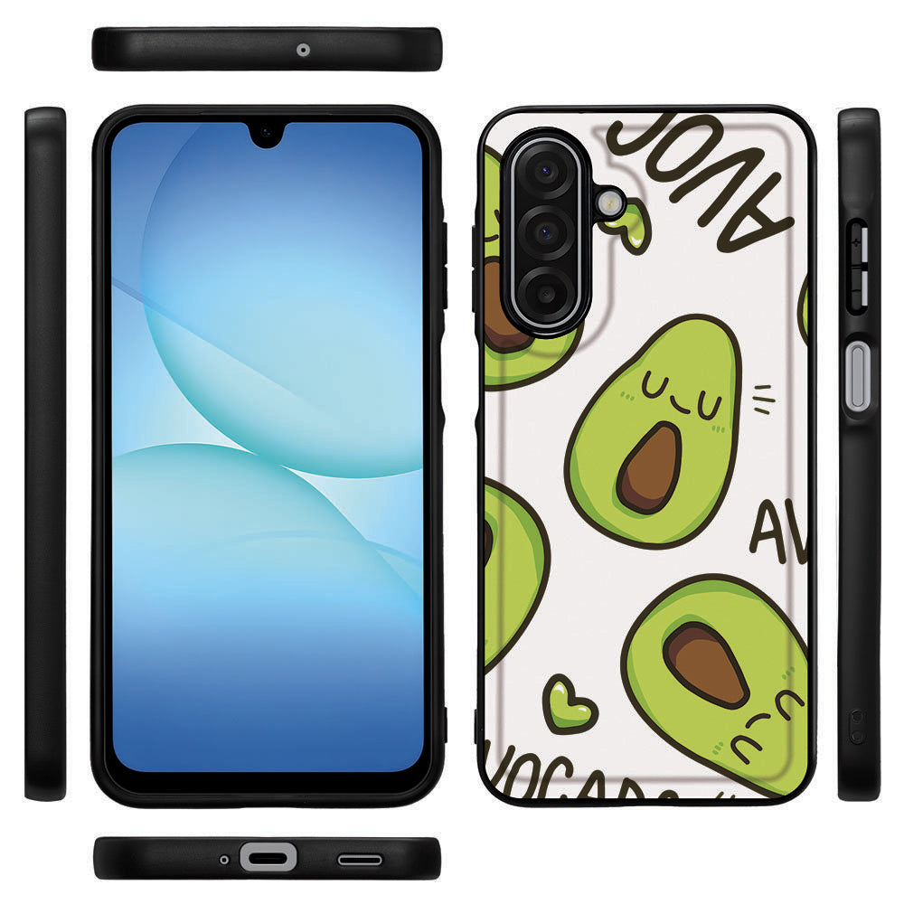 Samsung Galaxy A17 Beschermhoes Avocado Singing voorkant zijkanten achterkant