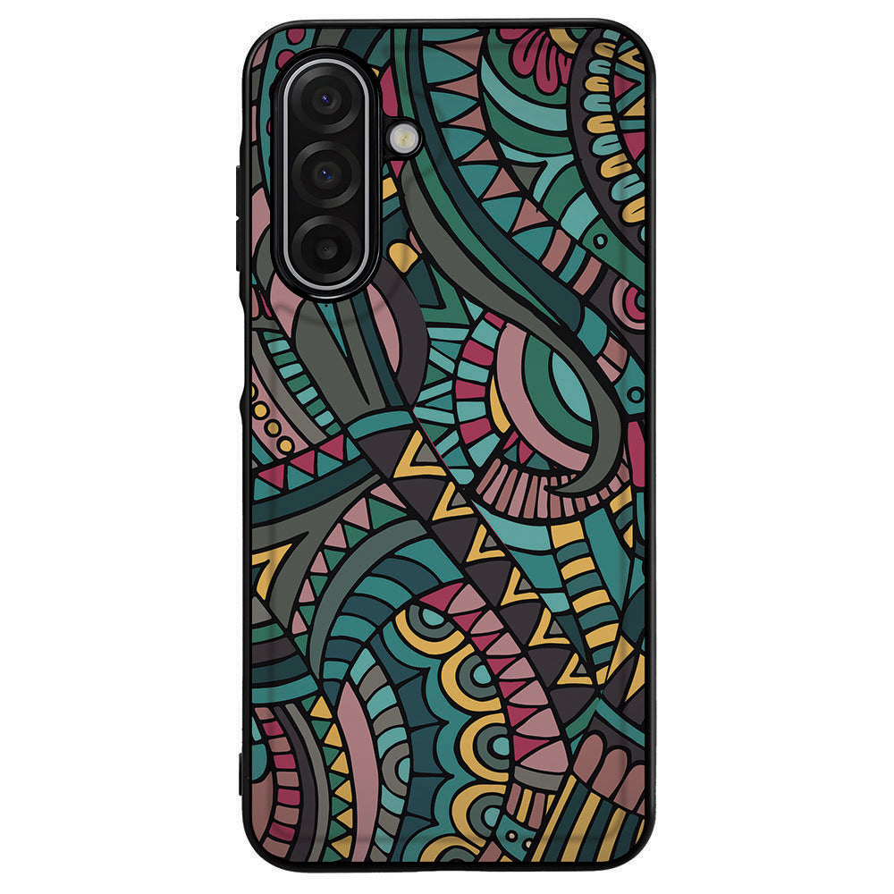 Telefoonhoesje Samsung Galaxy A17 Aztec Aztec-motief achterkant