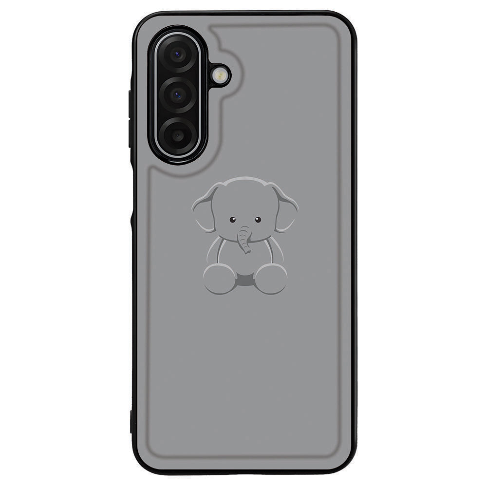 Samsung Galaxy A17 Backcover Hoesje Baby Olifant achteraanzicht
