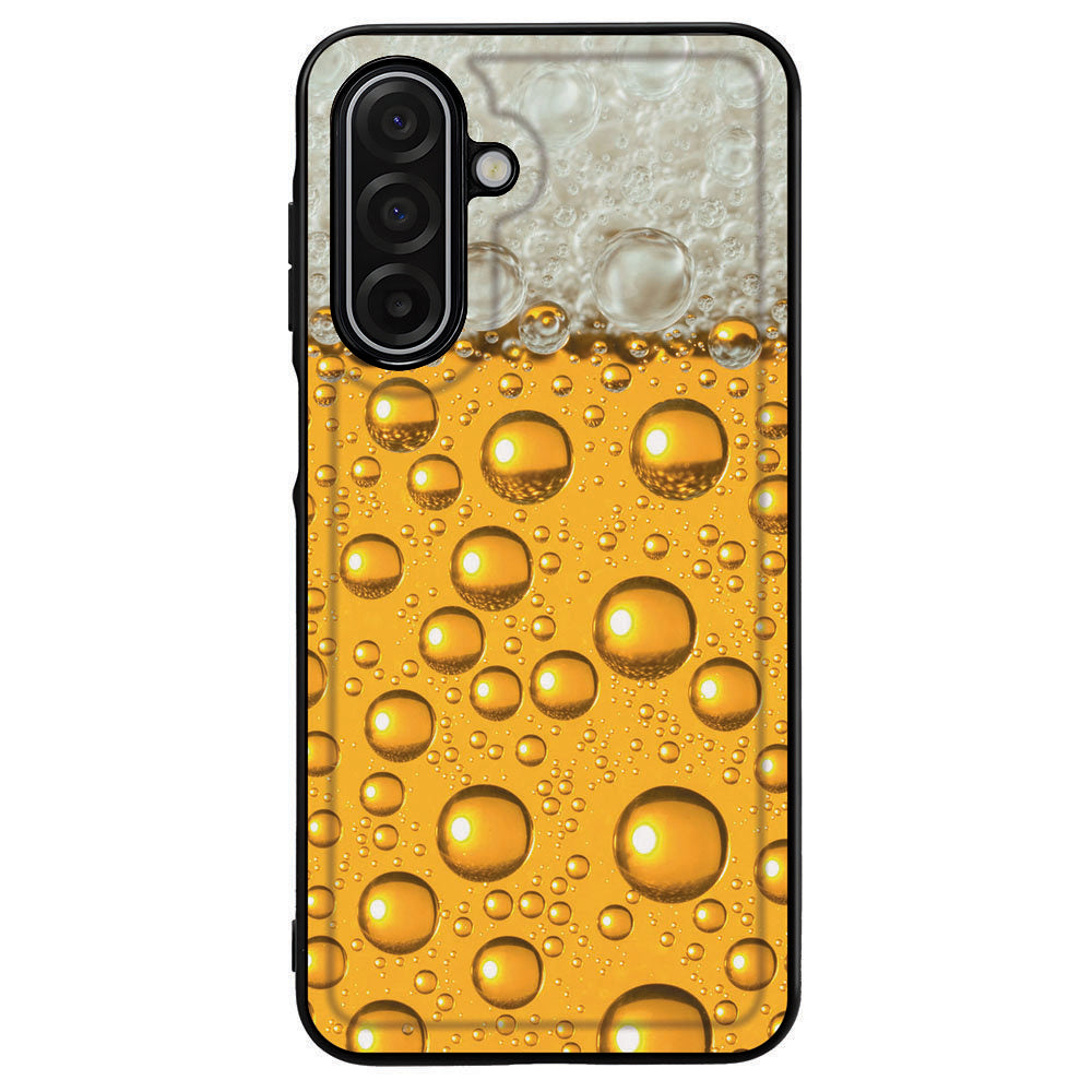 Samsung Galaxy A17 Backcover Hoesje Bier design levendig aanzicht