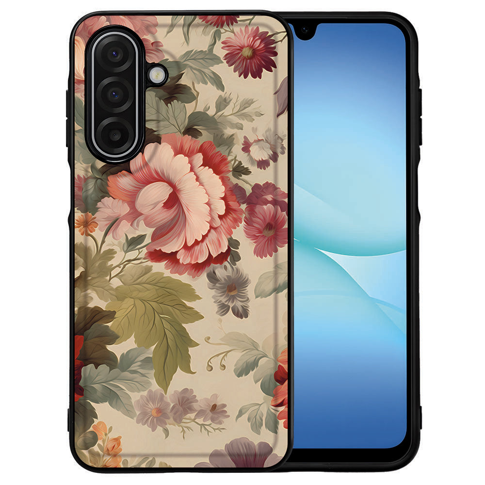 Bloemen Samsung Galaxy A17 Beschermhoes bloemenvoorkant
