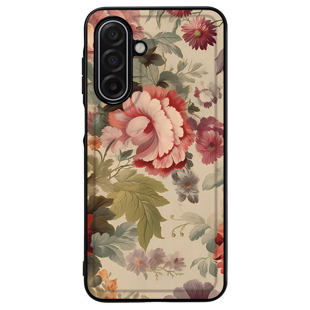 Bloemen Samsung Galaxy A17 Beschermhoes bloemen design achterkant