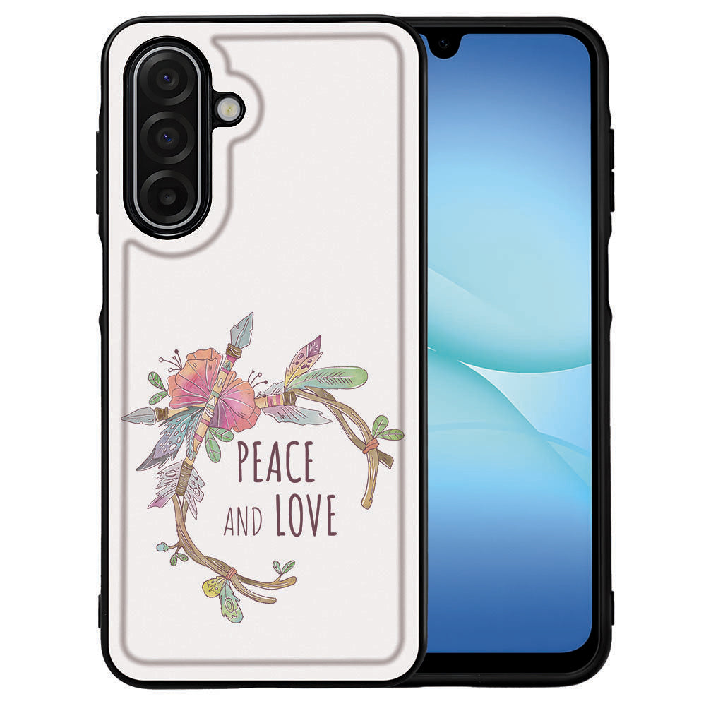 Samsung Galaxy A17 Beschermhoes Boho Tekst voorkant