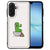 Samsung Galaxy A17 Telefoonhoesje Cactus Poo voorkant en achterkant