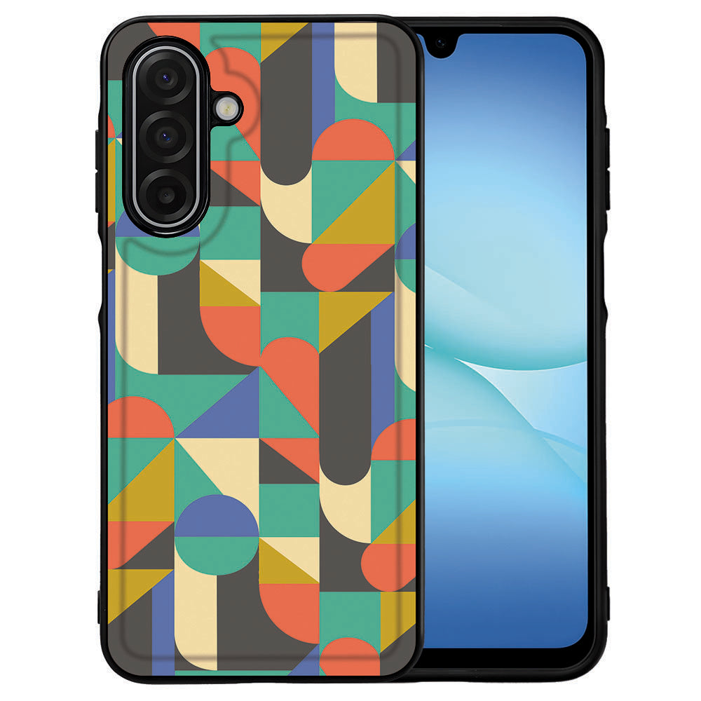 Samsung Galaxy A17 Beschermhoes Funky Retro voorkant
