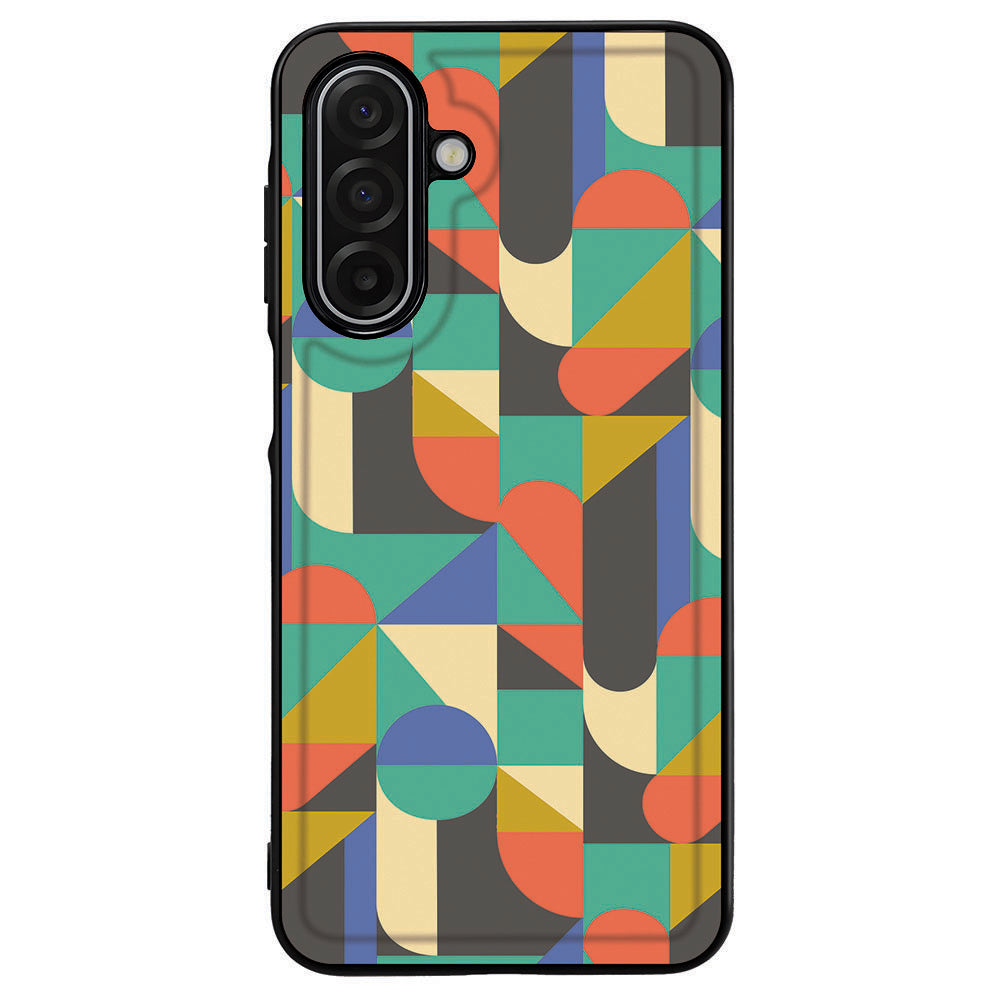 Samsung Galaxy A17 Beschermhoes Funky Retro achterkant