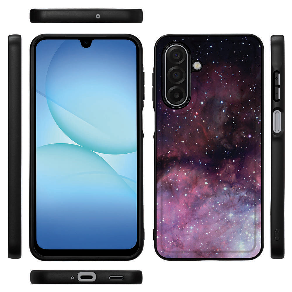 Telefoonhoesje Samsung Galaxy A17 Galaxy galaxy design voorkant achterkant zijkanten