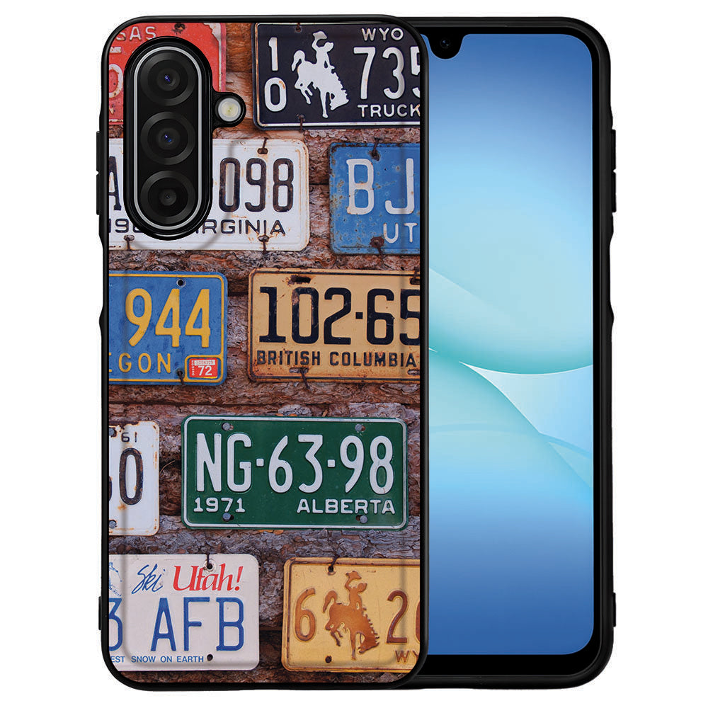 Samsung Galaxy A17 Kentekenplaten Back Cover design kentekenplaten vooraanzicht