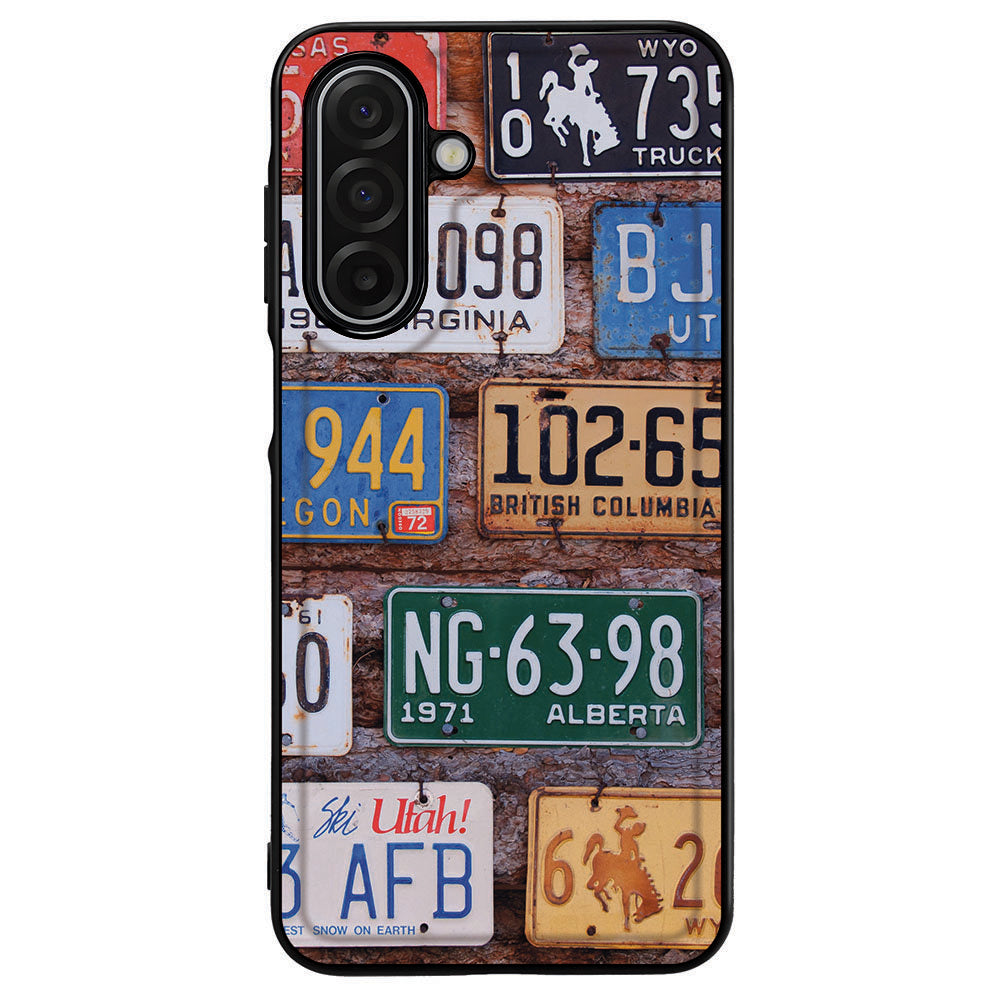 Samsung Galaxy A17 Kentekenplaten Back Cover design kentekenplaten voorzijde