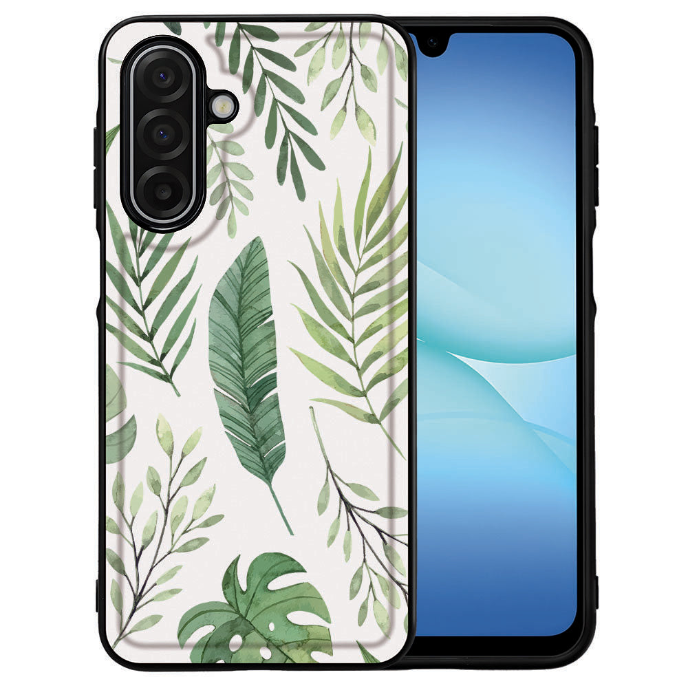 Samsung Galaxy A17 Beschermhoes Leaves achterkant design bladeren
