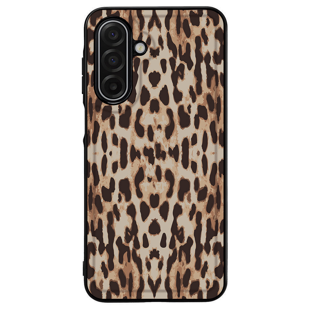 Samsung Galaxy A17 Leopard Hoesje zigzag design achterzijde