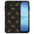 Leopards Samsung Galaxy A17 Back Cover zwart PU kunstleer leeuw patrone