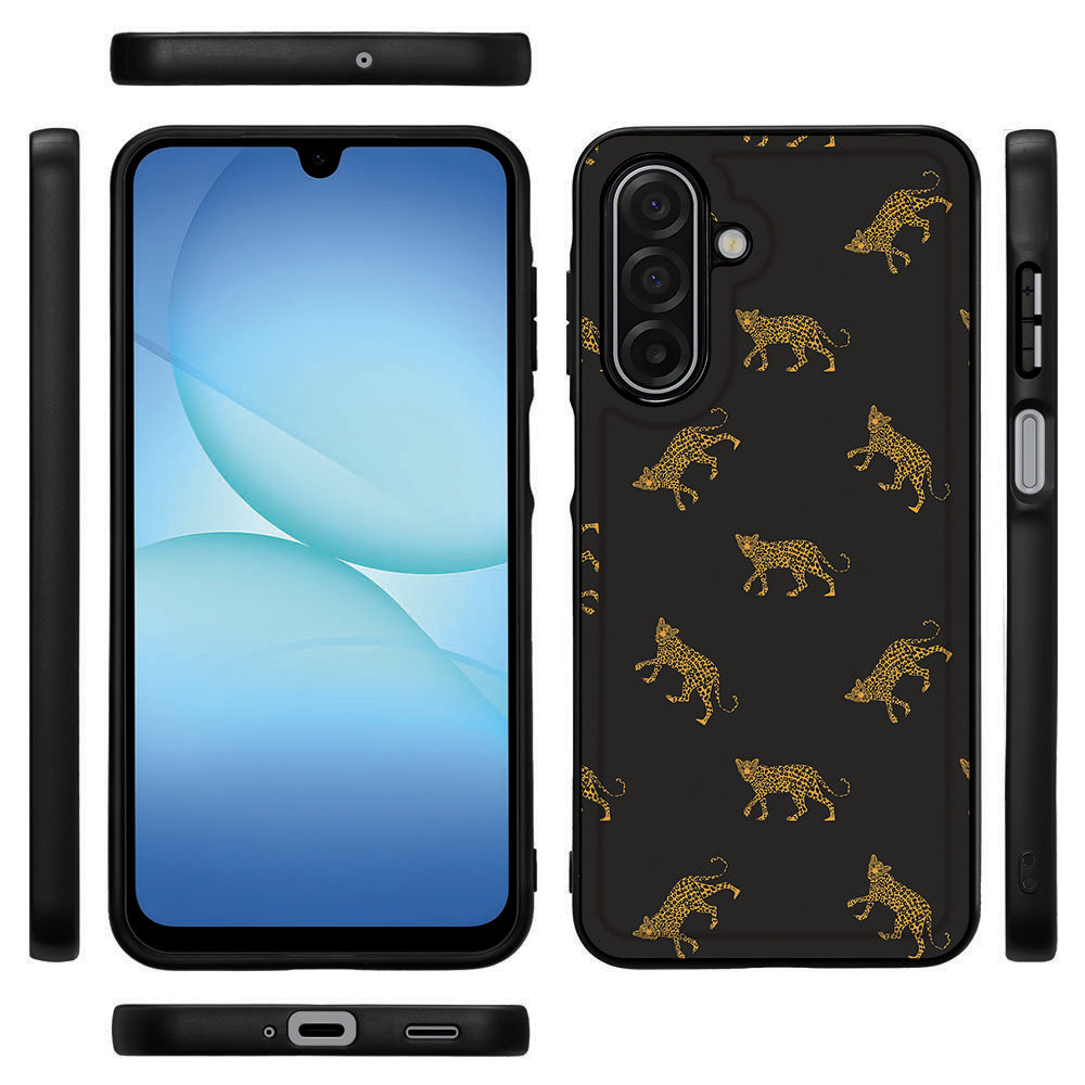 Leopards Samsung Galaxy A17 Back Cover dierenprint zijaanzicht