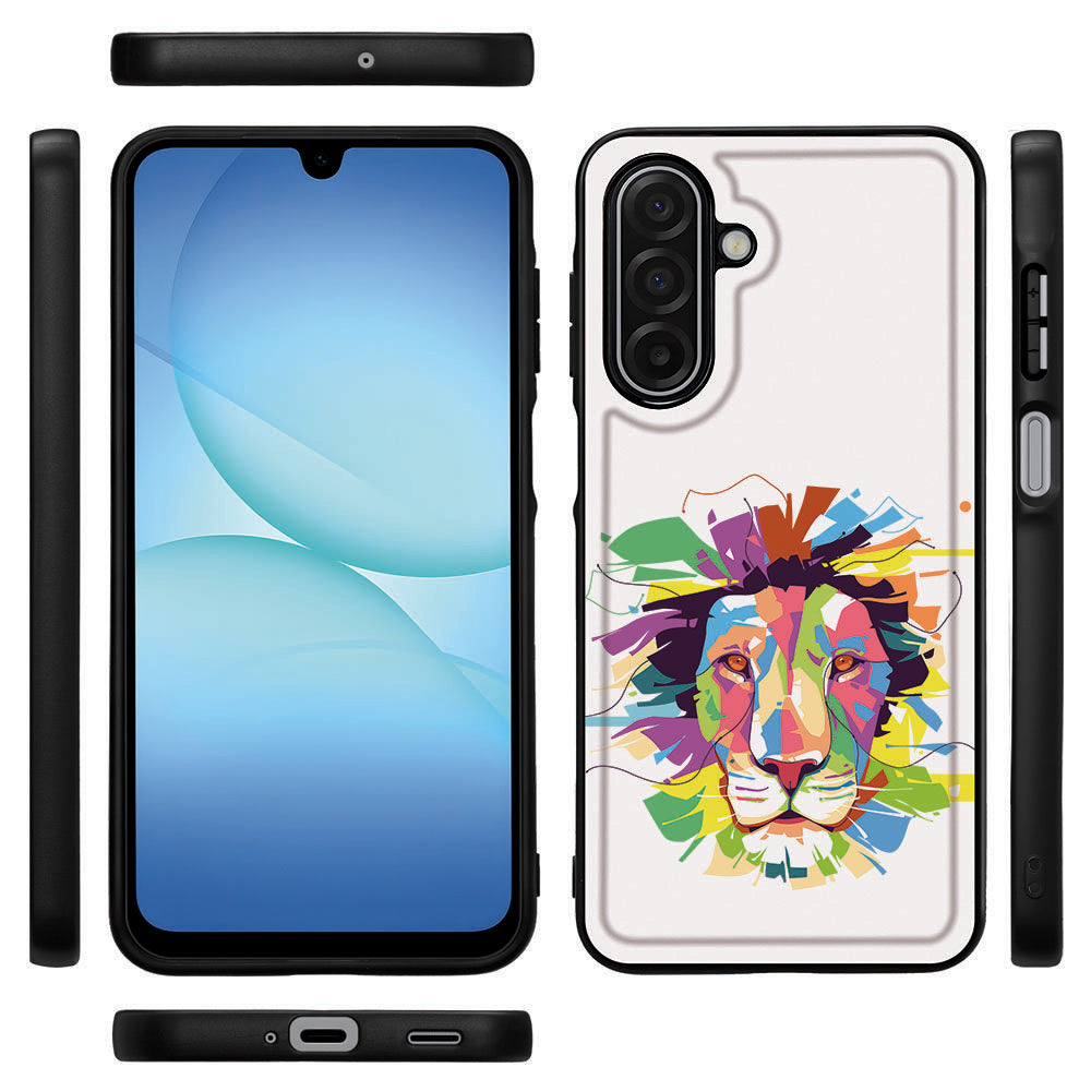 Samsung Galaxy A17 Lion Color Back Cover voorkant zijkanten achterkant