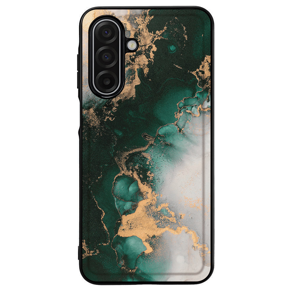 Samsung Galaxy A17 Hoesje Marmer Groen back cover marmer groen aanzicht