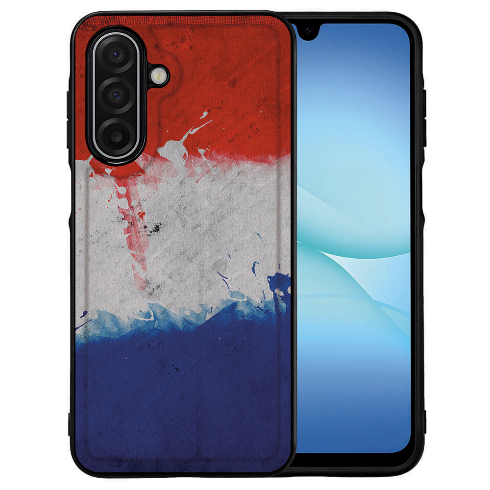 Samsung Galaxy A17 TPU Case Nederland Vlag back cover hoesje design Nederland vlag aanzicht