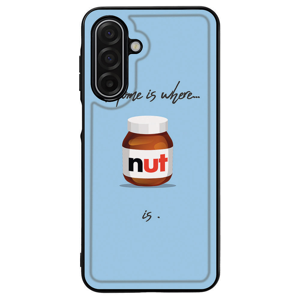 Nut Home Samsung Galaxy A17 Backcover Hoesje Nut pot ontwerp voorkant