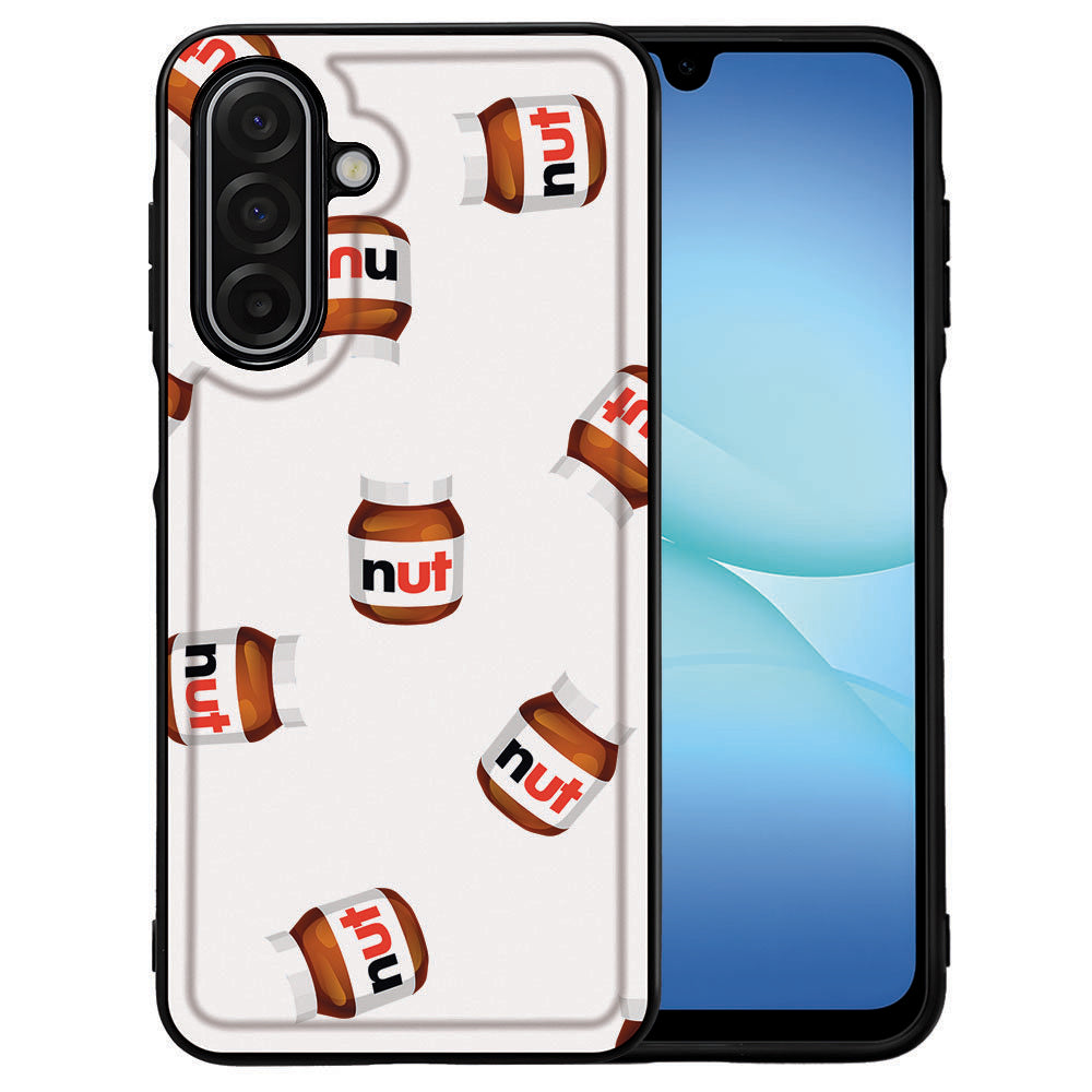 Samsung Galaxy A17 Nut Jar hoesje nut design voorkant
