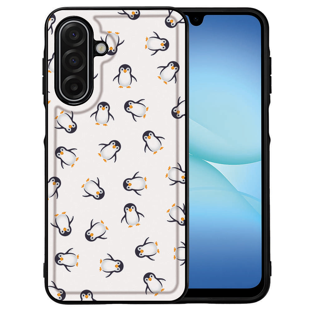 Samsung Galaxy A17 Pinguïn Design TPU Hoesje voorkant
