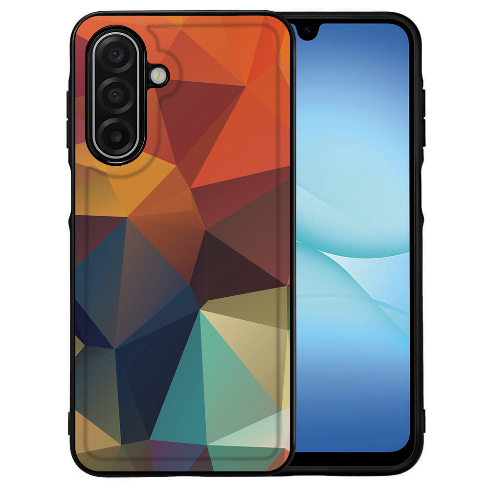 Hoesje Samsung Galaxy A17 Polygon Color back cover design aanzicht