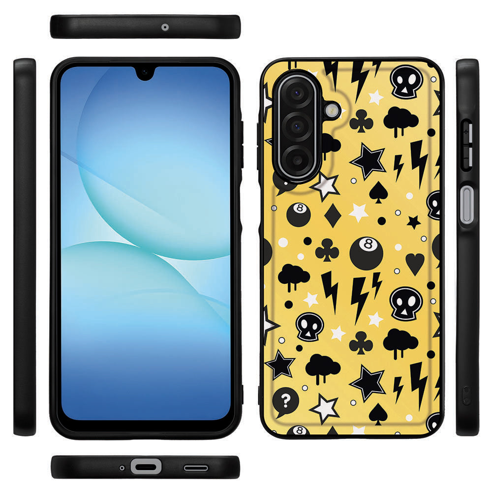 Samsung Galaxy A17 Punk Yellow Hoesje design aanzicht