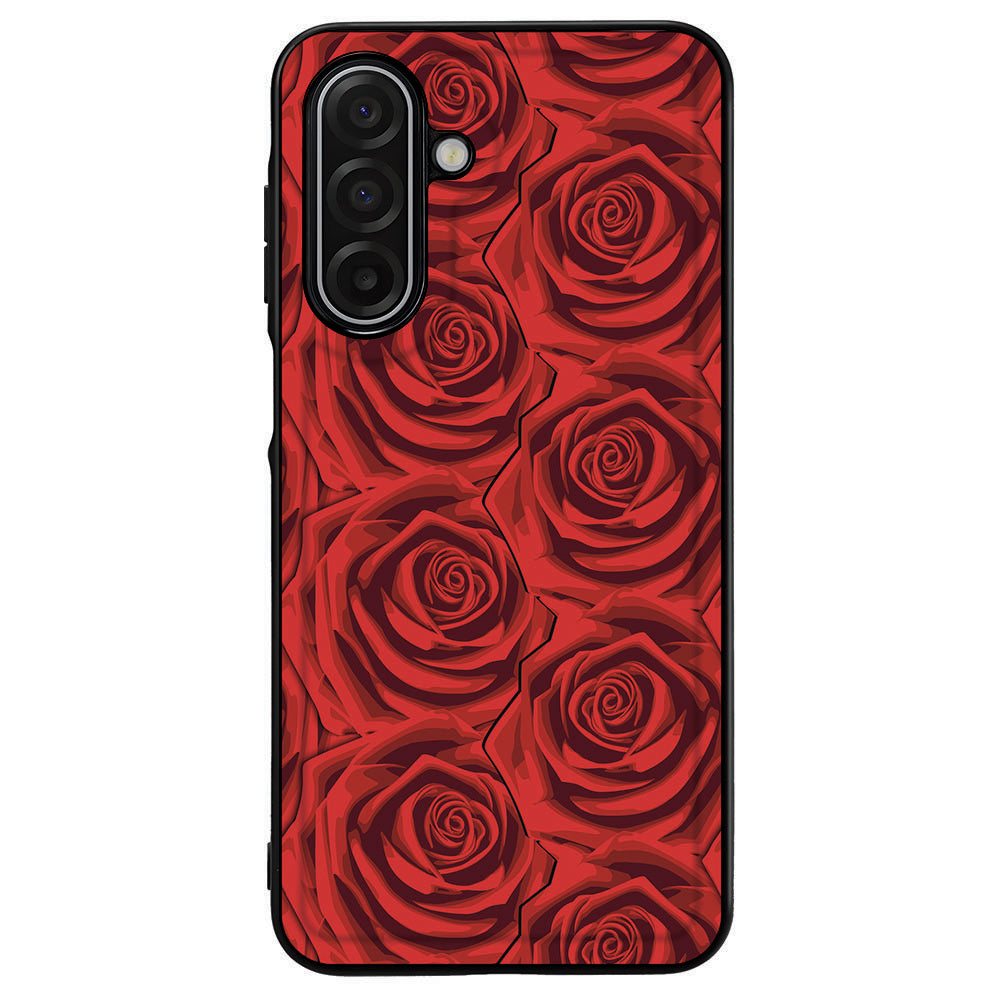 Red Roses Samsung Galaxy A17 Hoesje back cover rood rozen
