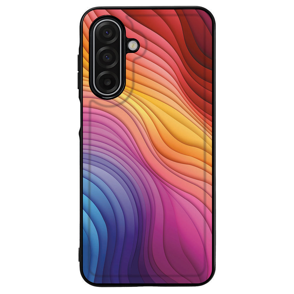 TPU Hoesje Samsung Galaxy A17 Regenboog achterkant design kleurrijk