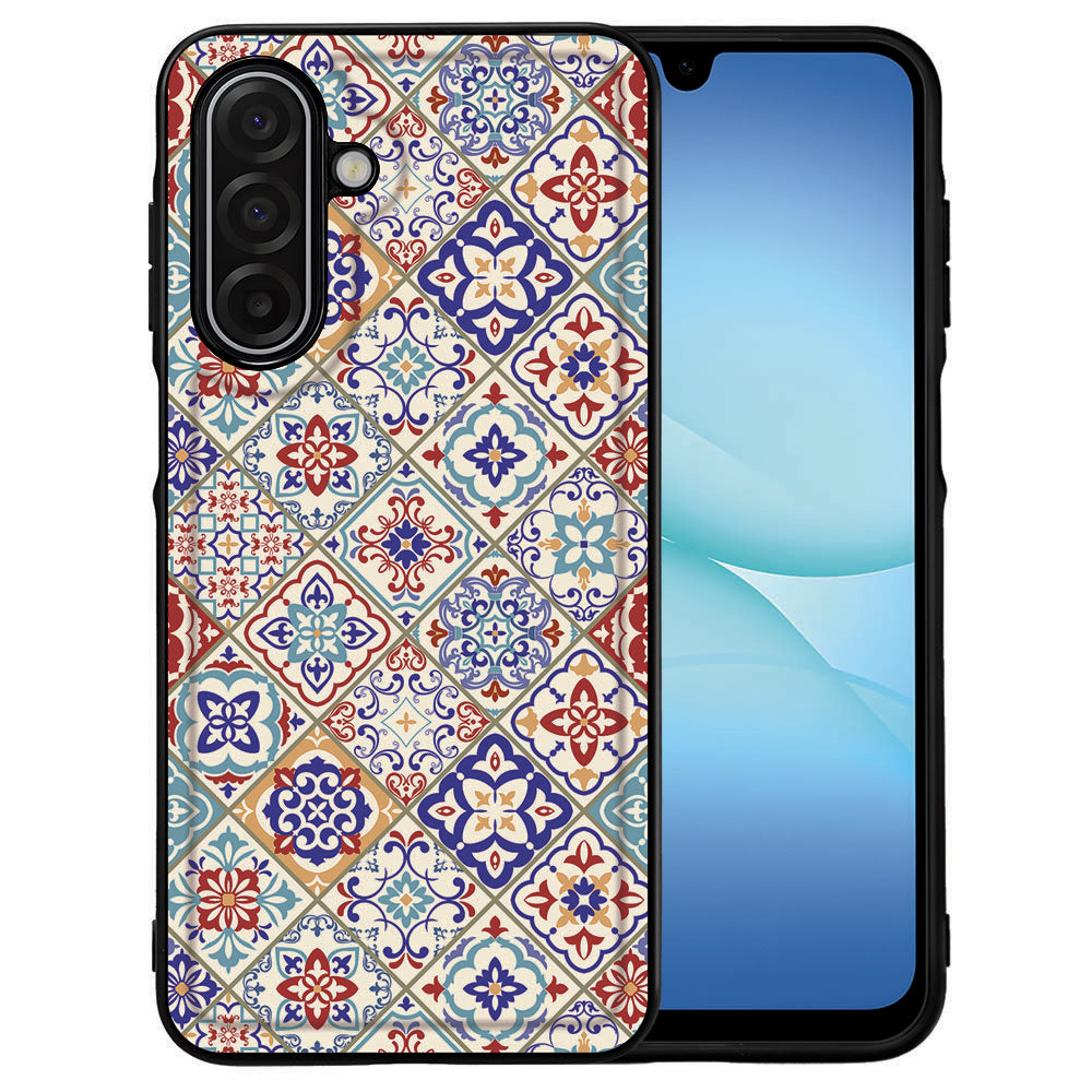 Samsung Galaxy A17 Hoesje Tiles Color designnaam achterzijde