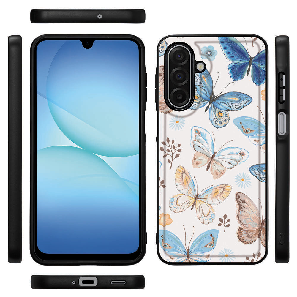 Hoesje Samsung Galaxy A17 Vlinder design vlinders aanzicht