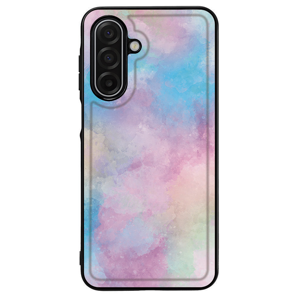 Samsung Galaxy A17 Backcover Hoesje Watercolor Light achterkant pastel kleuren