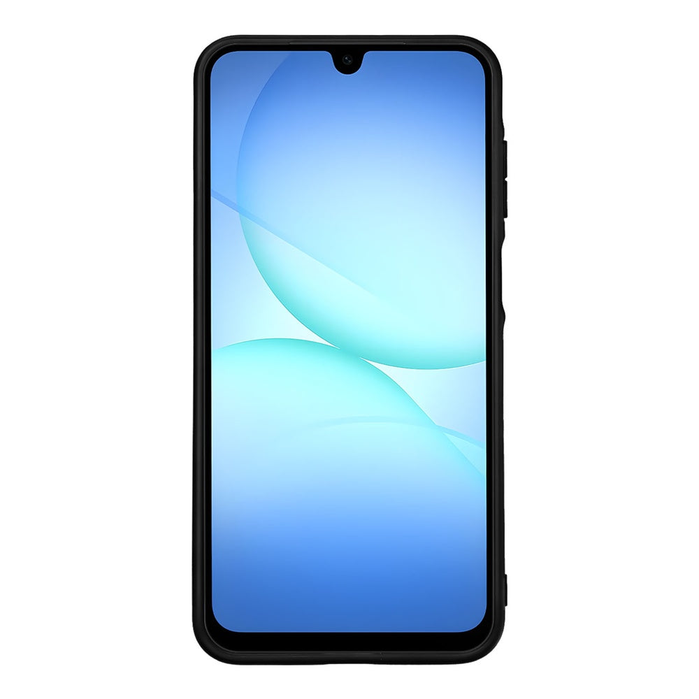 Samsung Galaxy A17 Back Cover Hoesje Maken met Foto Luxe Kunstleer voorkant blauw