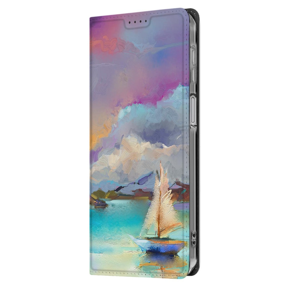 Telefoonhoesje Samsung Galaxy A17 Boat maritiem design aanzicht