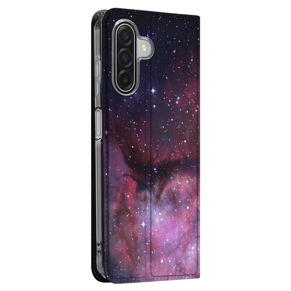Galaxy Book Case Samsung Galaxy A17 sterrenhemel design rechter aanzicht