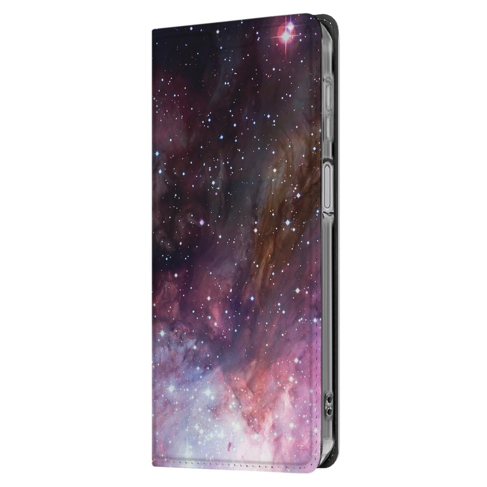 Galaxy Book Case Samsung Galaxy A17 hoesje ruimteprint zijaanzicht