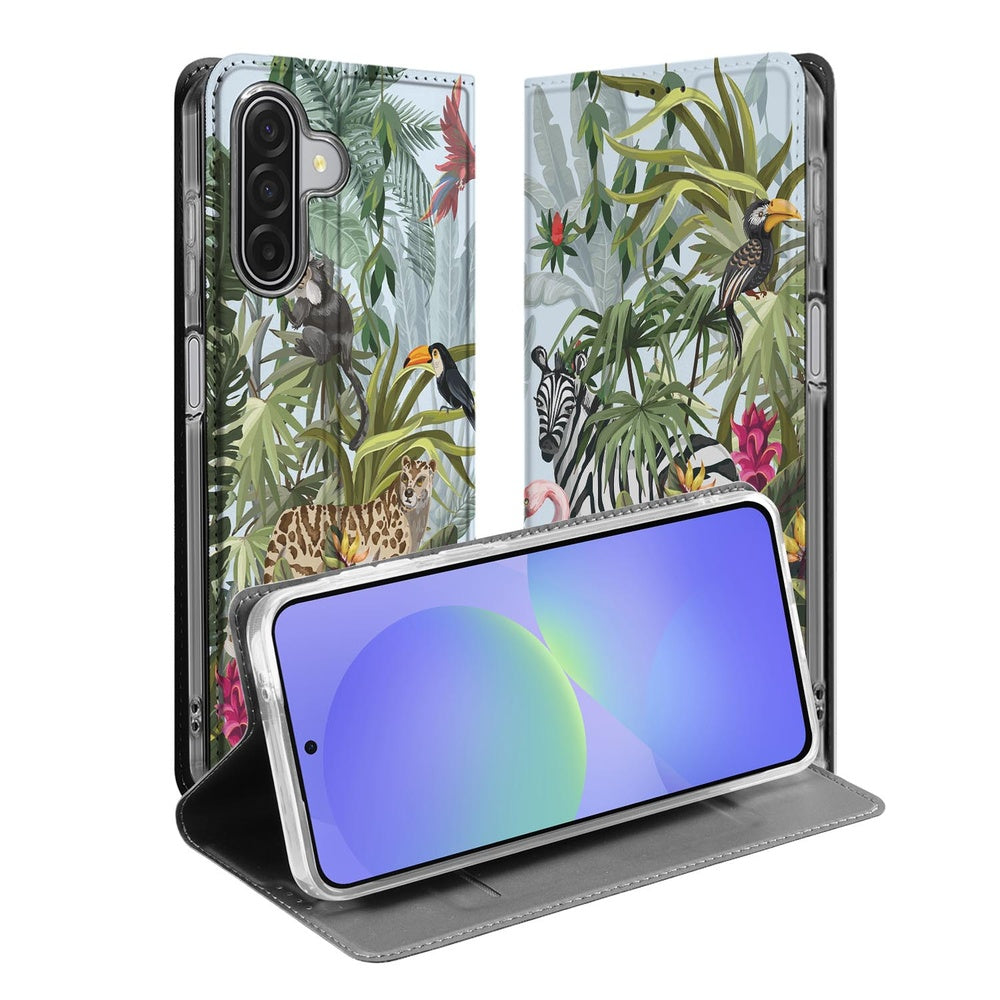 Samsung Galaxy A17 Book Case Samsung Galaxy A17 Jungle design handzaam overzicht