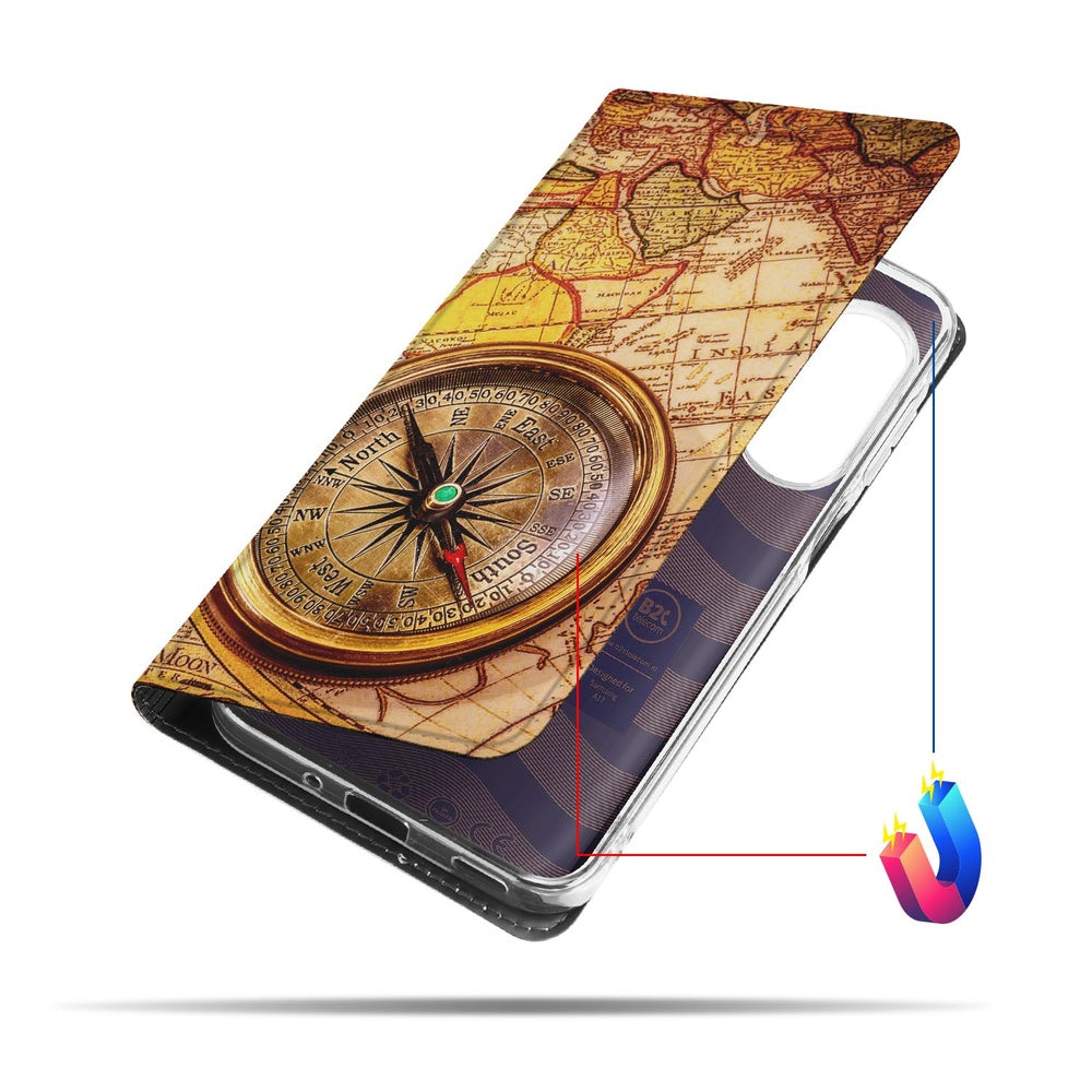 Samsung Galaxy A17 Book Cover Kompas landschap