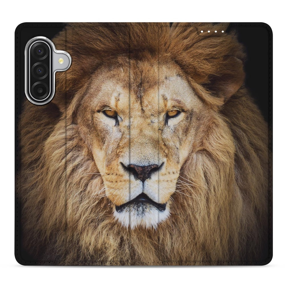 Standcase Hoesje Samsung Galaxy A17 Leeuw leeuw design voorkant