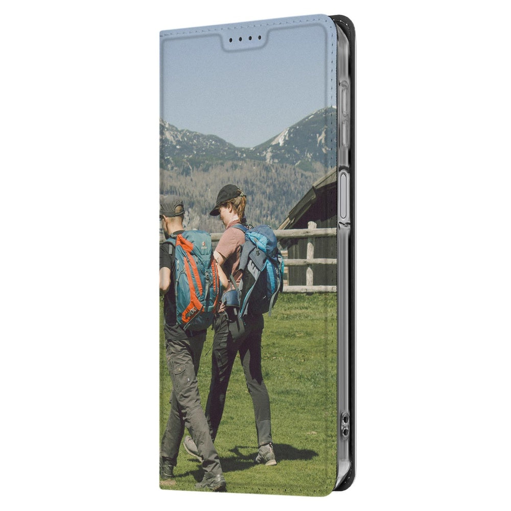 Samsung Galaxy A17 Stand Case Hoesje Maken met Foto uitgelicht wandelende personen natuur