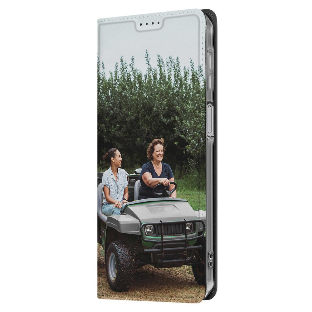 Samsung Galaxy A17 Stand Case Hoesje Maken met Foto unieke design opgeplakt aanzicht