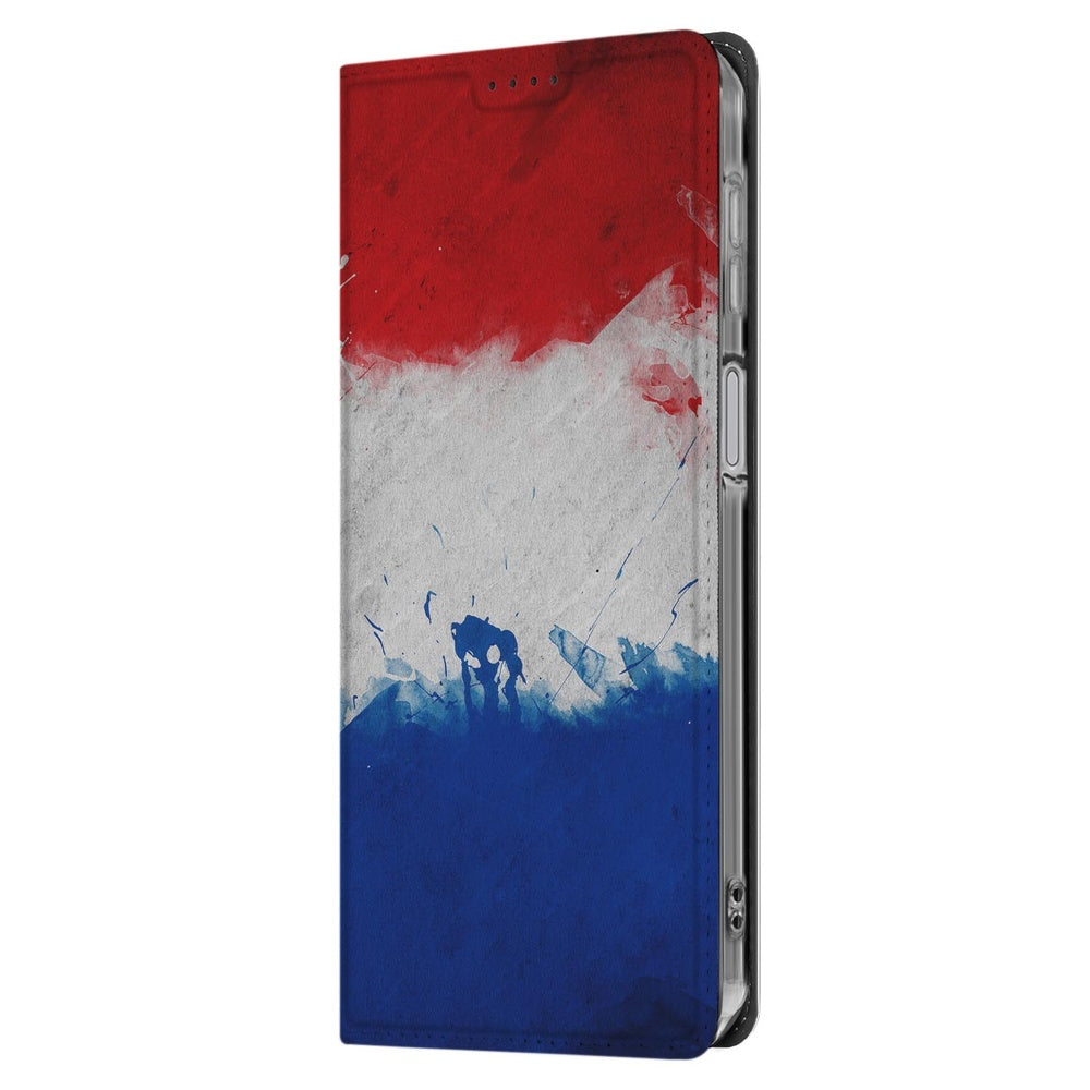 Samsung Galaxy A17 Book Cover Nederlandse vlag zijaanzicht