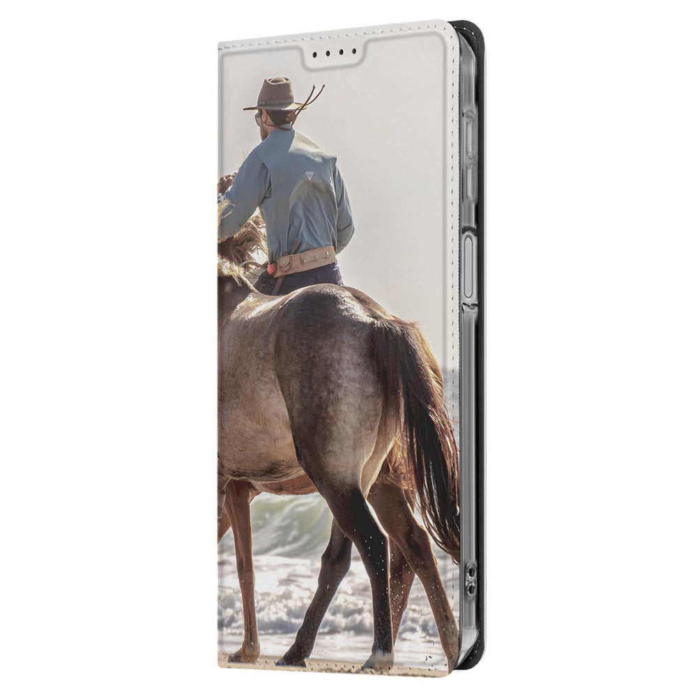 Samsung Galaxy A17 Stand Case Hoesje Maken met Foto uniek design cowboy aanzicht