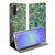 Samsung Galaxy A17 Stand Case Hoesje Pauw design pauwenprint aanzicht